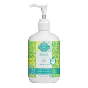 SCENTSY JUST BREATHE HAND SOAP 325ML - BRAND NEW